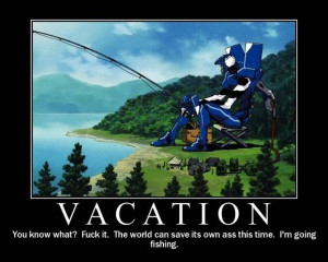 Vacation - Anime Motivational Posters Picture