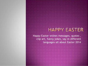 Happy Easter Greetings Messgaes, Quotes, Funny Jokes, Clip Art, Easter ...