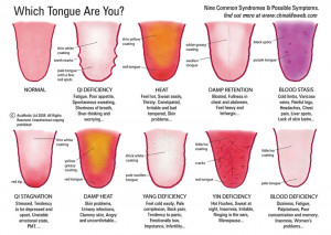 Normal tongue – pink, no teeth marks or discolorations, with a clear ...