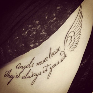 Angels Never Leave Tattoo
