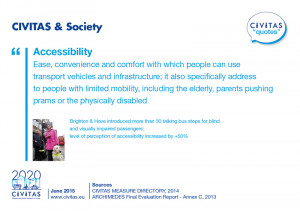 Civitas Quotes: CIVITAS & Society - Accessibility