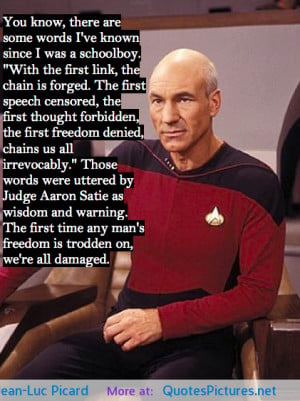as captain Jean-Luc Picard motivational inspirational love life quotes ...