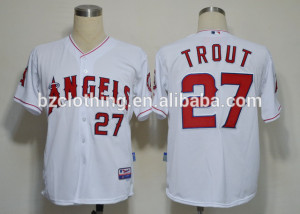 White American Baseball Jersey - Buy Mike Trout Jersey,Custom Baseball ...