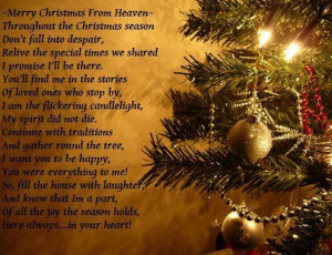 christmas in heaven quotes | Amazing Grace-My Chains are Gone.org ...