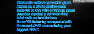 ... barley escaped a knifeBecause LOVE means facing your biggest FEAR