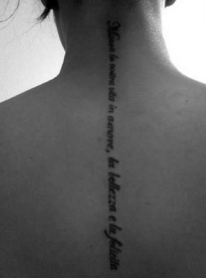 Quote tattoo