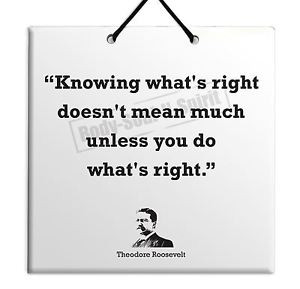 Theodore-Roosevelt-Art-Quote-Ceramic-Wall-Hanging-Plaque-TILE-Home ...