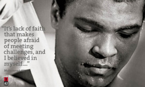 It’s a lack of faith that makes people afraid to meet challenges ...