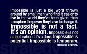 nothing is impossible quotes