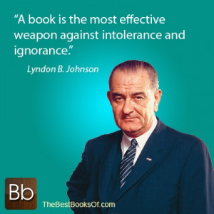 Lyndon B. Johnson via TheBestBooksOf.com