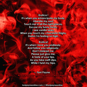 EROTICA by Toni Payne [FULL LYRICS + Listen and Download Spoken Word ...