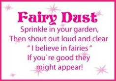 Fairy Dust party Poem More