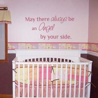 May there Always be an Angel by your side - Blessing - Wall Decals