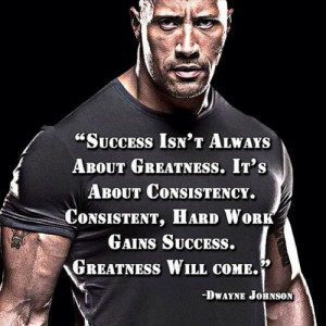 The Rock Success Quote
