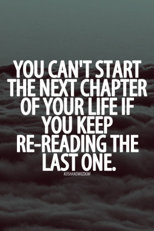 close the book, start a new one | quotes