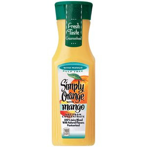 Buy Simply Orange With Mango Juice Blend, 11.5 fl oz in Cheap Price on ...