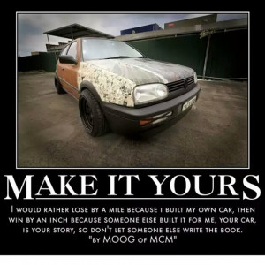 My favourite quote #mcm #mightcarmods #quote #cars #moog