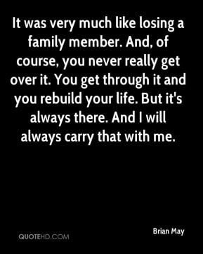 Losing a Family Member Quotes