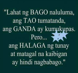 Kaibigan Quotes Tagalog...