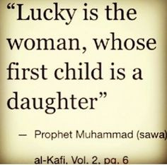 Lucky is a women, whose first child is a daughter :) More