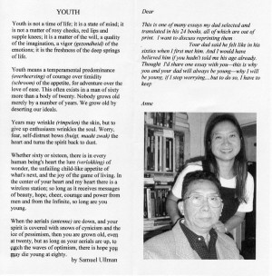 by samuel ullman samuel ullman 1840 1920 quotes on youth