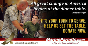 Help Us Set the Table for Our Warriors