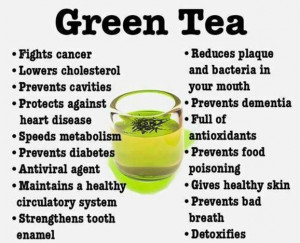 ... & Enjoy the Various Benefits of Green Tea ~ Healthy Tips for the Day
