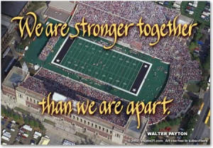 We are stronger together