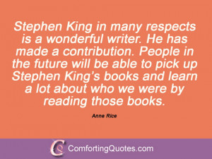 Anne Rice Quotations