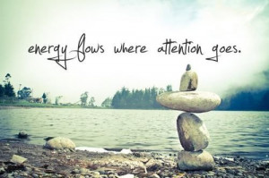 Energy flows where attention goes...