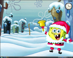 spongebob christmas wallpaper