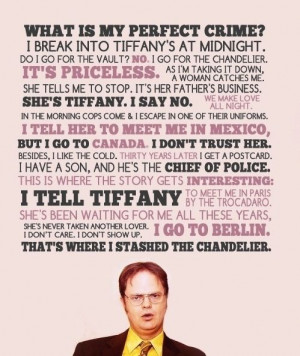Dwight Schrute Quote art. @Gary Meadowcroft Meadowcroft Gilmore