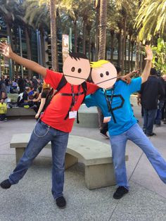 Terrance and Phillip, South Park cosplay at Wondercon 2014