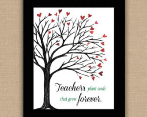Art Quotes For Teachers Teacher wall art. any size.