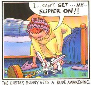 Funny Easter picture .Easter bunny picture