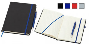 Medium Noir Notebook with Reno ballpen