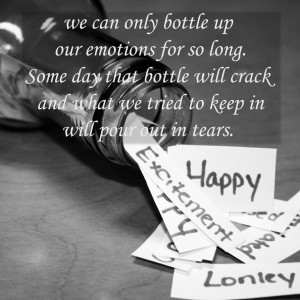 Bottled up emotions by DrawnUpAngel