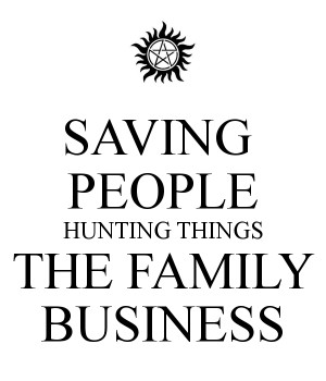 saving people hunting things the family business saving people hunting