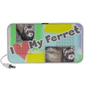 Cute Ferret Pictures Sayings and Quotes Travel Speakers