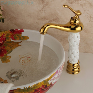 Fashion faucet counter basin hot and cold single hole antique faucet