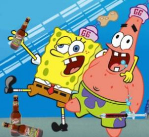 Drunk Best Friends, Drunk Spongebob and Patric