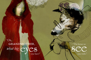 Artist Daniel Egnéus' 'Little Red Riding Hood'