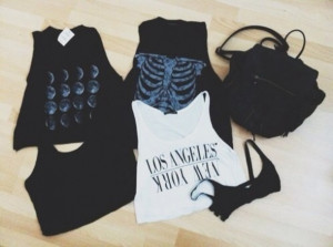 shirt shirt moon skeleton white black hipster quote on it los ...