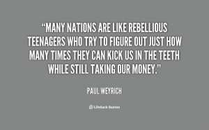 Quotes About Rebellious Teenagers