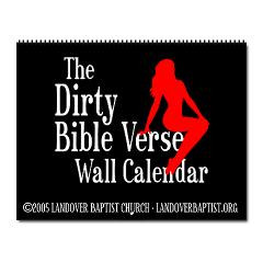 2011 dirty bible verse wall calendar 12 of the raunchiest bible verses ...
