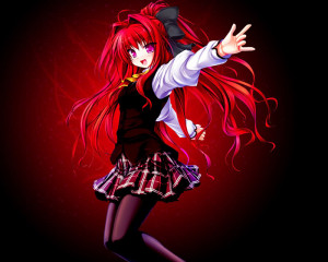 red hair anime girl Pictures,Images and Photos