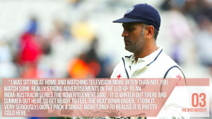 ... , finisher and the skipper how does Dhoni handle additional pressure