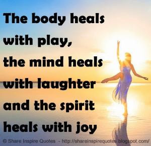 rene Laughter heals the soul #Quotes about laughter & joy