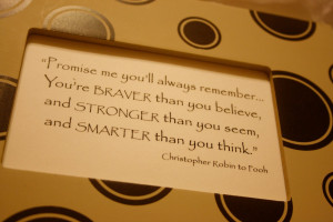 ... than you believe and stronger than you seem and smarter than you think
