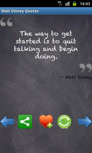 View bigger - x - Walt Disney Quotes! for Android screenshot